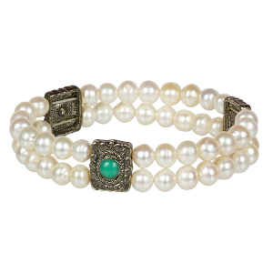 Perlenarmband, Armband, Armkette, Süßwasserperlen, 8392